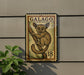 A postage stamp featuring a cartoon image of a lemur or primate, with the word "GALAGO" printed on it.