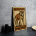 A wooden sign featuring an illustration of a monkey, with the text "PATAS MONKEY" printed on it.