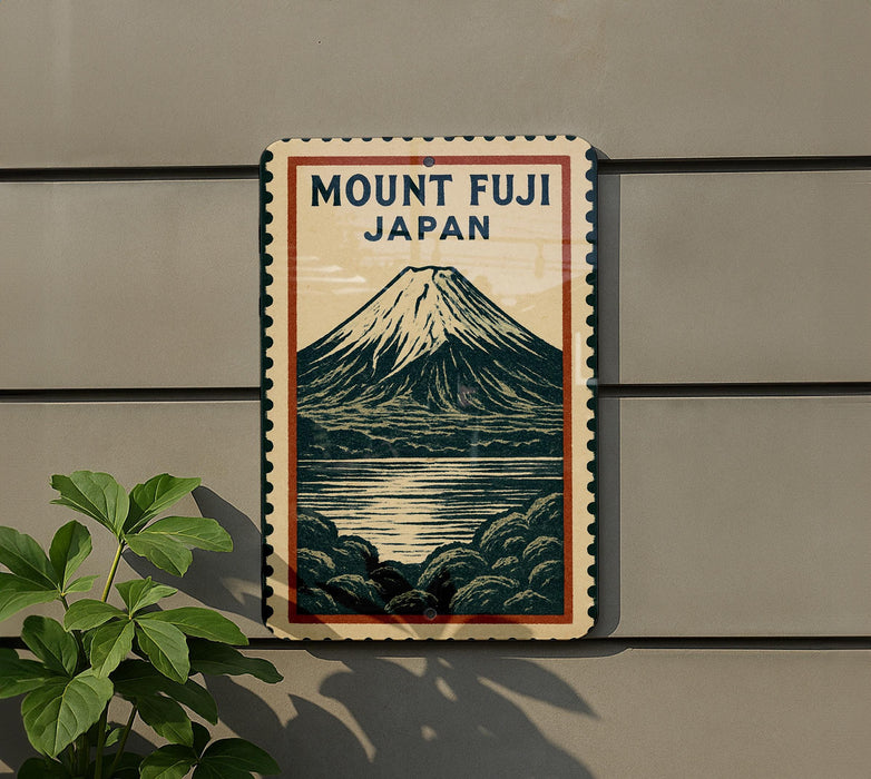 Mount Fuji Japan sign