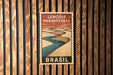 Lençóis Maranhenses Brazil Metal Sign – Vintage Travel Stamp Style Wall Art, Rustic Home Decor, Brazilian Landscape Plaque