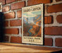 A vintage-style postage stamp depicting the Grand Canyon, with the text "GRAND CANYON NATIONAL PARK USA" printed on it.