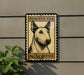 a bull terrier dog, which is a breed of dog known for its distinctive appearance and characteristics.