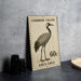 A postage stamp featuring a Common Crane, with the text "Common Crane" and "60c" printed on it.