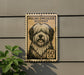 A Polish postage stamp featuring a dog's head, with the text "POLSKIOWCIAZEK NIZINNY" printed on it.