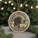 A circular ornament featuring a German Shorthaired Pointer dog's head, with the text "German Shorthaired Pointer" around the edge.