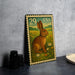 A metal stamp depicting a rabbit in a field, with the number 29 and the text "USA" printed on it.