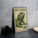 A metal stamp featuring a detailed illustration of a pet lizard, with the text "PET LIZARD" and the denomination "20¢".