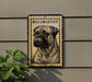 a bull mastiff dog, which is a large, muscular breed known for its strength and protective nature.