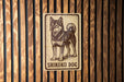 A sign with the text "SHIKOKU DOG" is displayed against a wooden background.