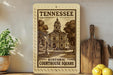A framed illustration of the historic courthouse in Tennessee, with the text "TENNESSEE" and "HISTORIC COURTHOUSE SQUARE" prominently displayed.