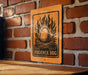 a sign with the text "PHOENIX EGG" and an illustration of a flaming egg nestled in a nest.