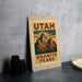 A sign for the Granite Peaks in Utah, featuring a mountain illustration and the text "UTAH GRANITE PEAKS".