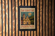 A poster of the San Sebastián Cathedral in Puerto Rico, featuring a colorful illustration of the cathedral and the text "SAN SEBASTIAN PUERTO RICO".
