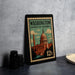 A vintage Washington, D.C. postage stamp featuring the Capitol building and the Washington Monument, with the denomination of 12 cents.