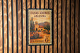 A U.S. postage stamp from Casas Adobes Arizona, featuring a desert landscape with a bell tower and cacti.