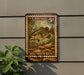 Smallmouth Bass Vintage Stamp Style Metal Sign, Fishing Cabin Decor, Angler Gift, Lake House Wall Sign