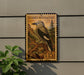 A postage stamp featuring a bird, specifically Clark's Nutcracker, is displayed on a wall.