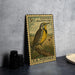 A vintage U.S. postage stamp featuring a yellow and black bird perched on a branch, with the text "EASTERN MEADOWLARK" and "3c" printed on it.