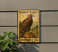 A postage stamp featuring a golden eagle perched on a rock, with the text "Golden Eagle" and "U.S. POSTAGE 15¢" printed on it.