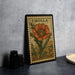 A vintage postage stamp featuring a large orange flower on a cactus plant, with the text "CHolla 3¢ U.S. POSTAGE" printed on it.