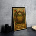 A framed print of a crown of thorns on a wall, with the text "Crown of thorns" below the image.