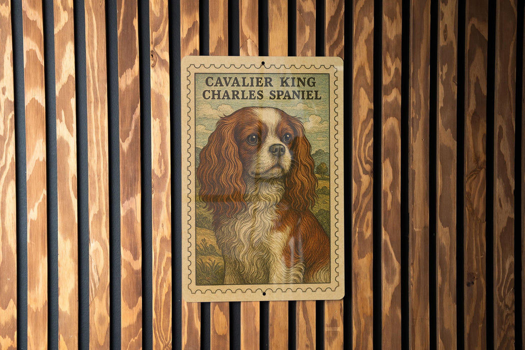 a Cavalier King Charles Spaniel dog, which is a breed of dog known for its long, curly fur and friendly, affectionate nature.