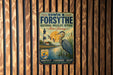 A vintage metal sign for the Edwin B. Forsythe National Wildlife Refuge in New Jersey, featuring a lighthouse and a bird.