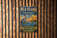 A vintage-style metal sign for the National Wildlife Refuge in North Carolina, featuring a large blue heron and a lighthouse in the background.