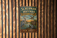 A vintage-style metal sign for the Hermann Wildlife Sanctuary in New Jersey, featuring illustrations of birds and a turtle.