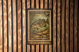 Smallmouth Bass Vintage Stamp Style Metal Sign, Fishing Cabin Decor, Angler Gift, Lake House Wall Sign