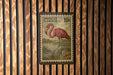 A stamp depicting an American flamingo, with the text "AMERICAN FLAMINGO" and the denomination "10¢".