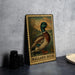 A metal sign featuring an illustration of a Mallard duck, with the text "MALLARD DUCK" below the image.
