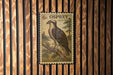 A U.S. postage stamp featuring an illustration of an Osprey, a large bird of prey, perched on a branch.