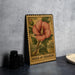 A framed illustration of a large pink hibiscus flower is displayed on a wall, with the text "ROSE OF SHARON" below it.