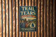 A vintage trail sign for the Trail of Tears, which is a National Historic Trail in Tennessee.
