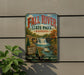 a vintage-style sign for Fall River State Park in Kansas, advertising the park's natural beauty and outdoor activities.