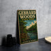 A vintage-style metal sign for Gebhard Woods State Park in Illinois, featuring a scenic illustration of a river and forest.