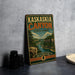 A vintage-style sign for the state park called Kaskaskia Canyon, featuring a scenic illustration of the canyon landscape.
