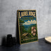 A vintage-style metal sign for Laurel Ridge State Park in Pennsylvania, featuring a scenic landscape with mountains, trees, and flowers.