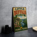 A vintage-style metal sign for Little Buffalo State Park in Pennsylvania, featuring a scenic illustration of a river and cliffs.