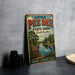 A vintage-style metal sign for Little Pee Dee State Park in South Carolina, featuring a scenic illustration of a lake and a crane, along with the text "Little Pee Dee State Park South Carolina" and "NATURE ADVENTURE MEMORIES".