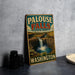 A vintage-style metal sign for Palouse Falls State Park in Washington, featuring a waterfall and the park's name.