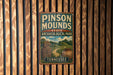 A vintage metal sign for Pinson Mounds State Archaeological Park in Tennessee.