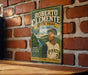A vintage poster of a baseball player, featuring the name "ROBERTO CLEMENTE" and the location "STATE PARK - NEW YORK" along with the words "NATURE, HERITAGE, INSPIRATION" and "A HARLEM RIVER - THE BRONX".