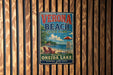 A vintage metal sign for Verona Beach State Park, featuring a beach scene with a lifeguard tower and a red umbrella.
