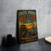 A vintage-style metal sign for the Coastal Virginia Wildlife Observation, featuring an illustration of a bird and a wooden structure, with the text "Connecting people with nature" and "VIRGINIA" below.
