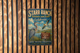 A vintage metal sign for the Starr Ranch Audubon Sanctuary in California, featuring an illustration of a heron and the text "PROTECT BIRDS AND WILDLIFE".