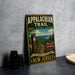 A vintage-style metal sign for the Appalachian Trail, featuring a scenic mountain landscape and the text "Appalachian Trail Walk - Explore - Discover".