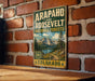 Arapaho & Roosevelt National Forests Colorado Vintage Metal Sign, Rocky Mountain National Forest Decor, Hiking Cabin Wall Sign