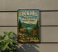 A vintage metal sign for Buck Hill State Forest in New York, featuring a deer and a mountain landscape.